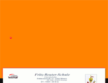 Tablet Screenshot of fritz-reuter-schule-wismar.de